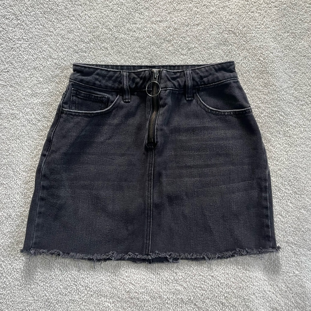 Pacsun Black Denim Skirt